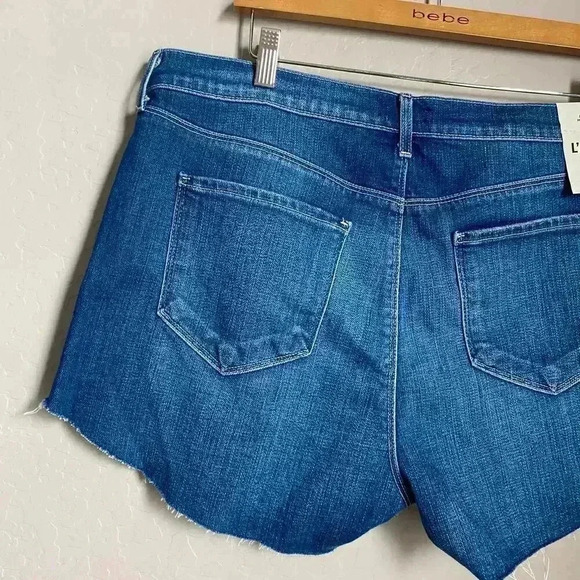 L'AGENCE Audrey Cutoff Denim Shorts DAYTONA Size 32 - Picture 4 of 10